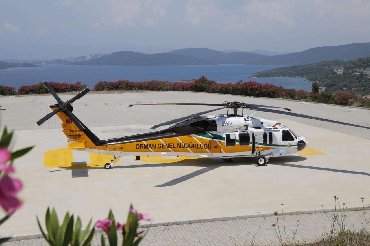 Yerli ve Milli Güç Yangında Sahada: NEFES Helikopteri Destek Verdi, Muğla'daki 2 Yangın Kısmen Kontrol Altına Alındı 2